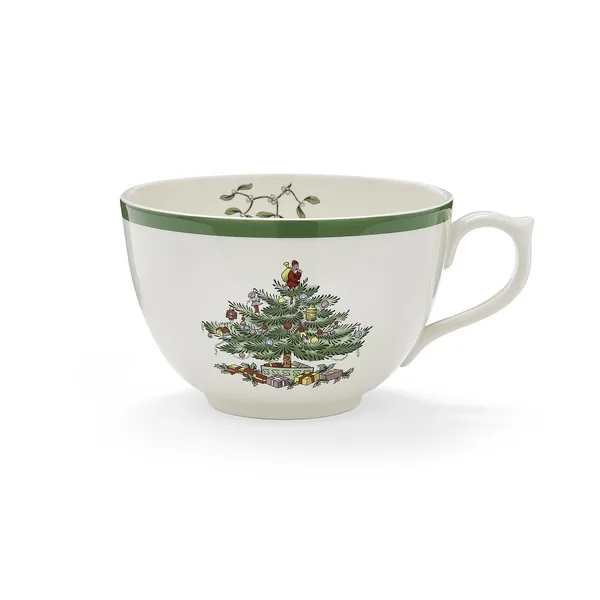 Christmas Tree jumbomugg, White-green-red, 56 cl
