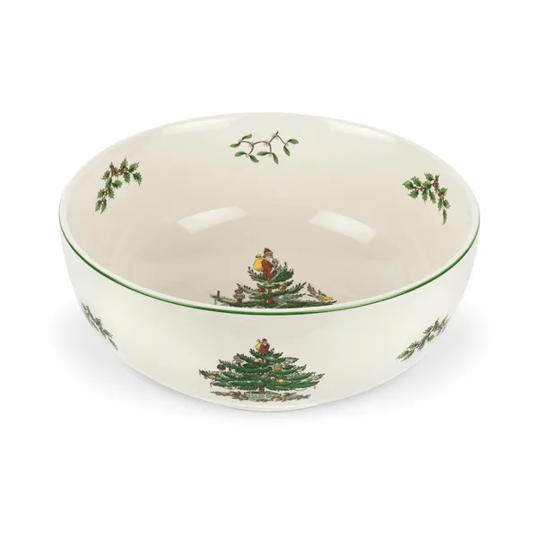 Christmas Tree serveringsskål, White-green-red, 3 L