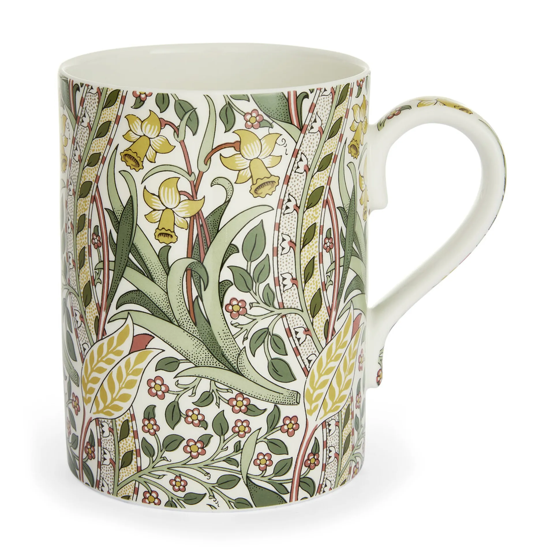 Spode Daffodil mugg 35 cl Bayleaf madder