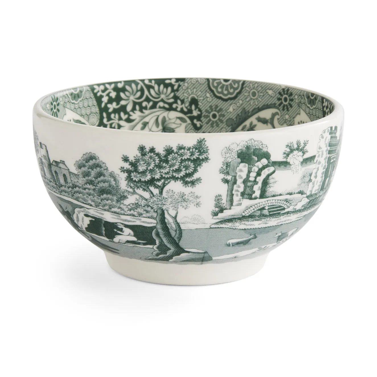 Spode Heritage Green Italian skål Grøn, Ø11 cm