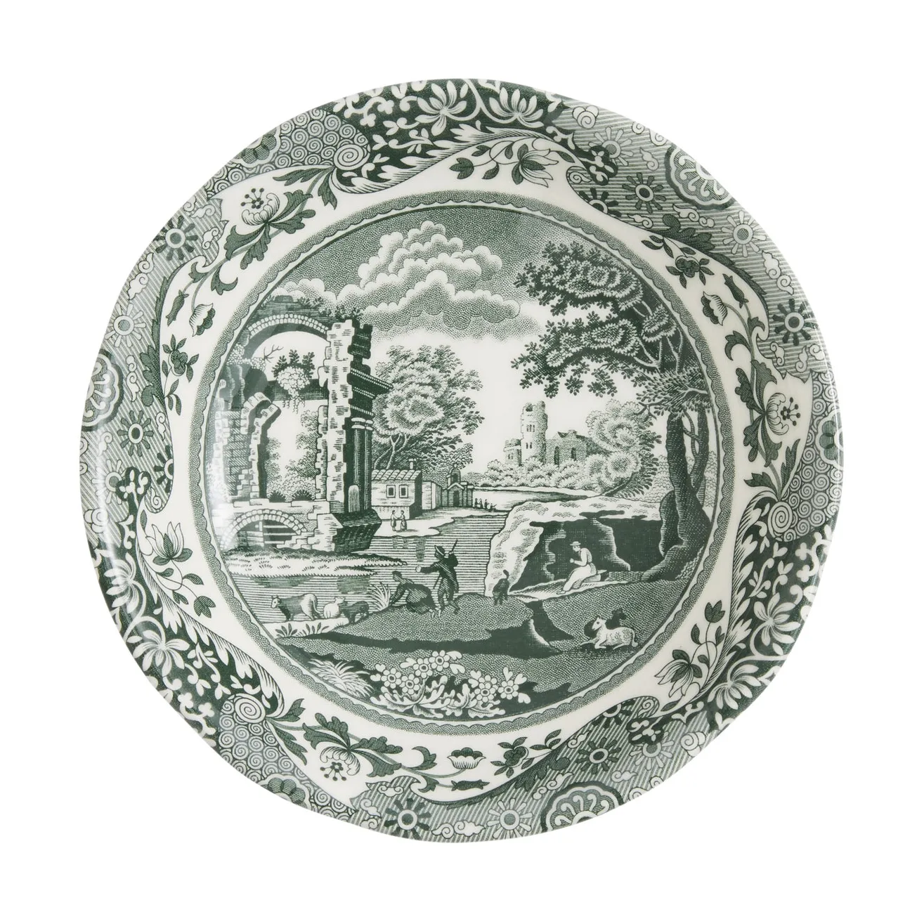 Spode Heritage Green Italian skål Grøn, Ø15 cm