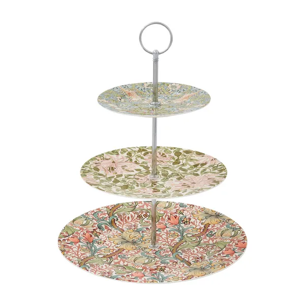 Morris & Co. kakfat 3 våningar 35,5 cm, Multi