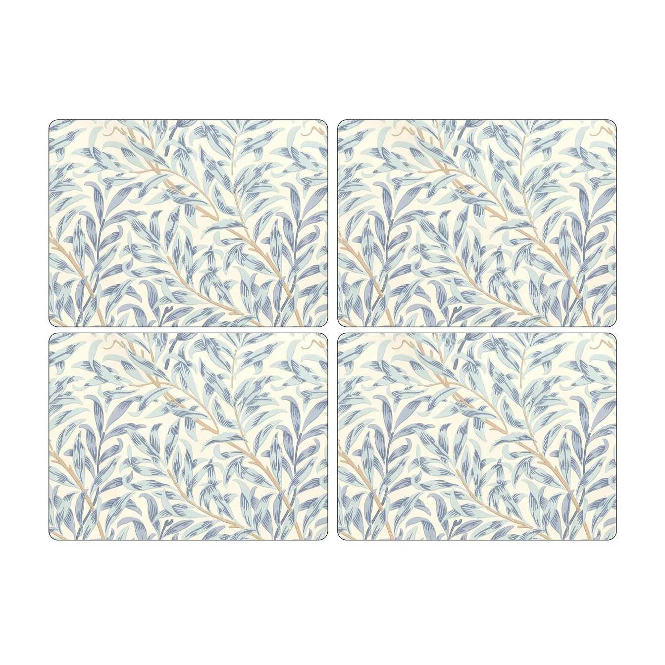 Spode Willow Bough dækkeserviet 30x40 cm 4-pak Blå