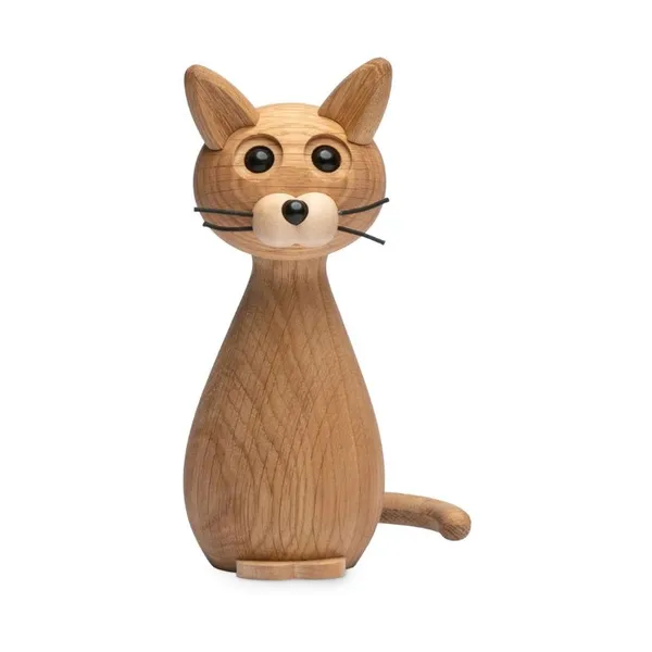 Brave Katt dekoration 24 cm, Ek