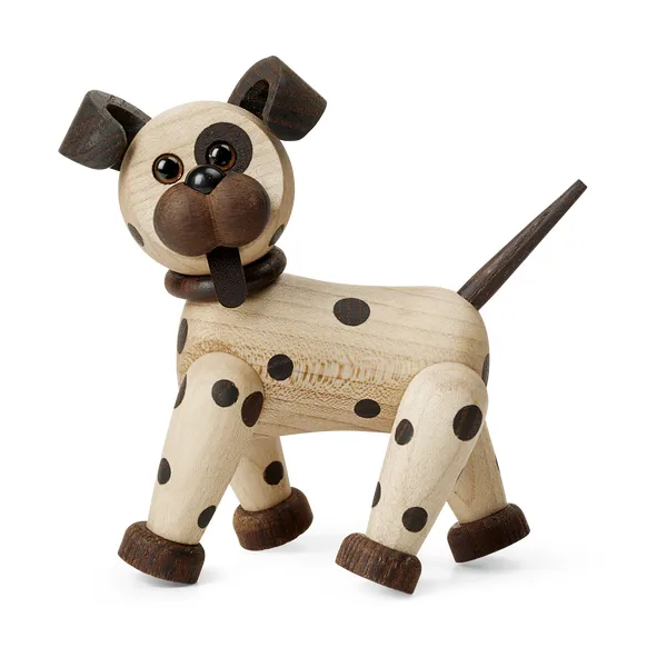 Joy hund dekoration 11 cm, Lönn