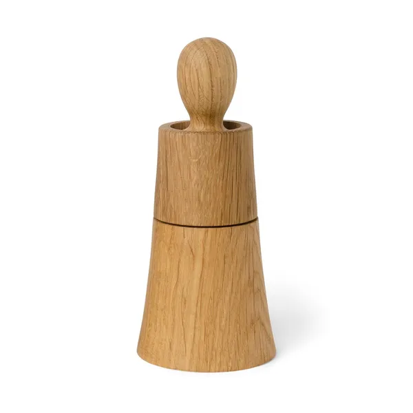 Mrs. Salt mini saltkvarn 16 cm, Ljus ek
