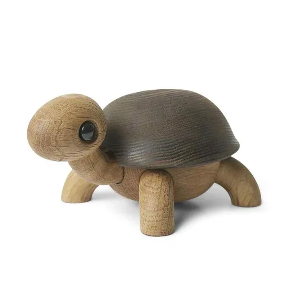 Slowy sköldpadda dekoration 7 cm, Ek-ask
