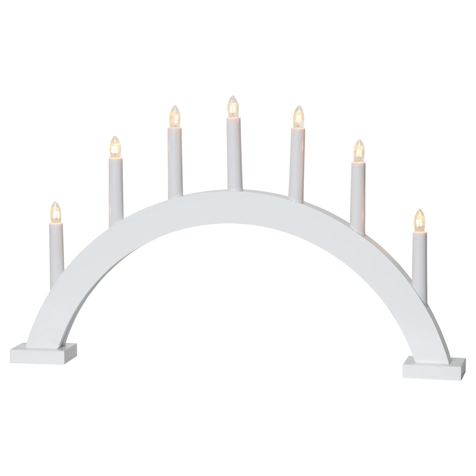 Star Trading Bougeoir de l'avent Trapp arc Blanc