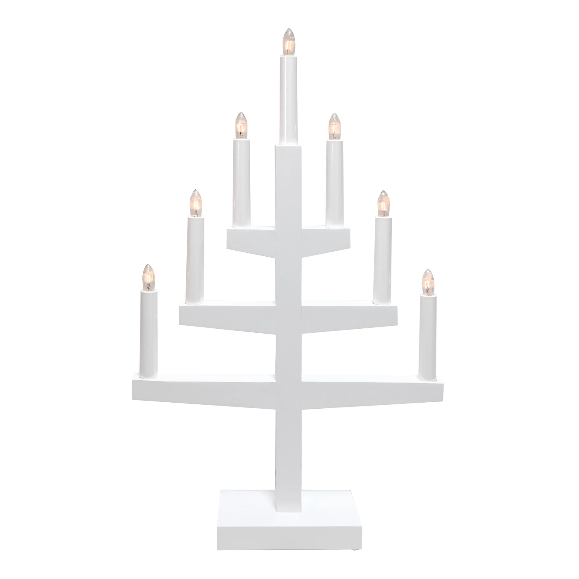 Star Trading Chandelier Trapp blanc
