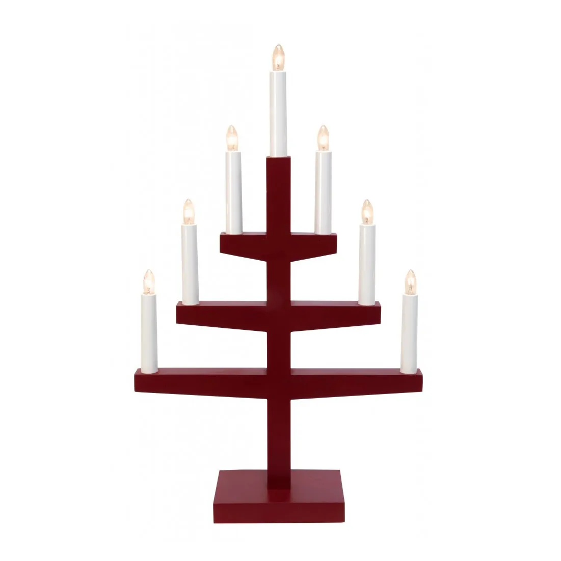 Star Trading Chandelier Trapp rouge