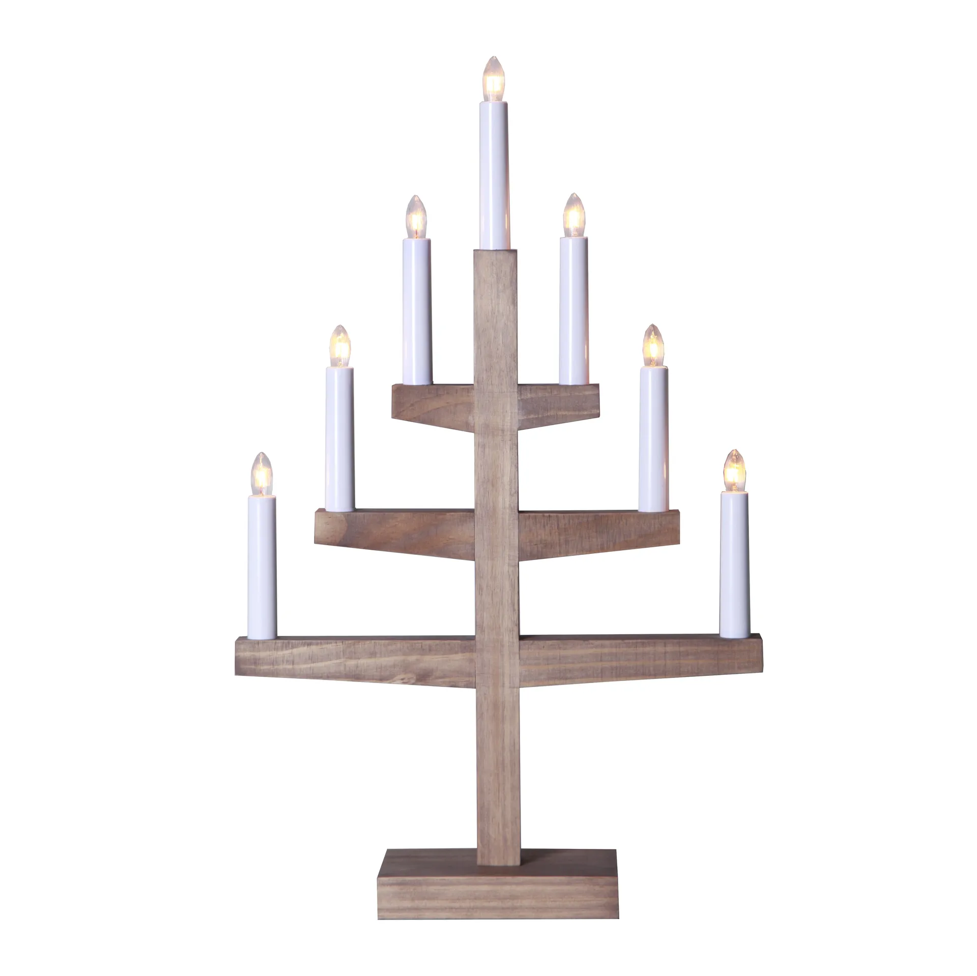 Star Trading Chandelier Trapp teinté brun