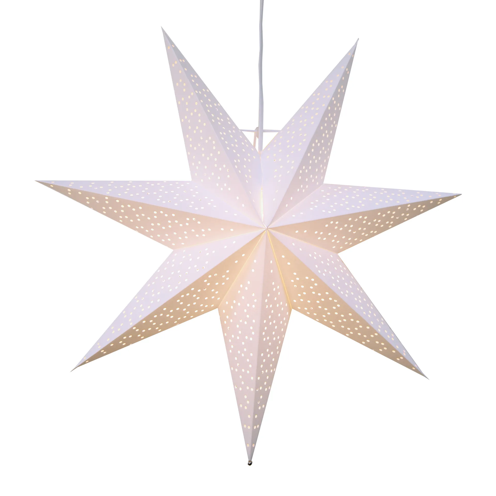 Star Trading Etoile de l'avent Dot Blanc — vue 4