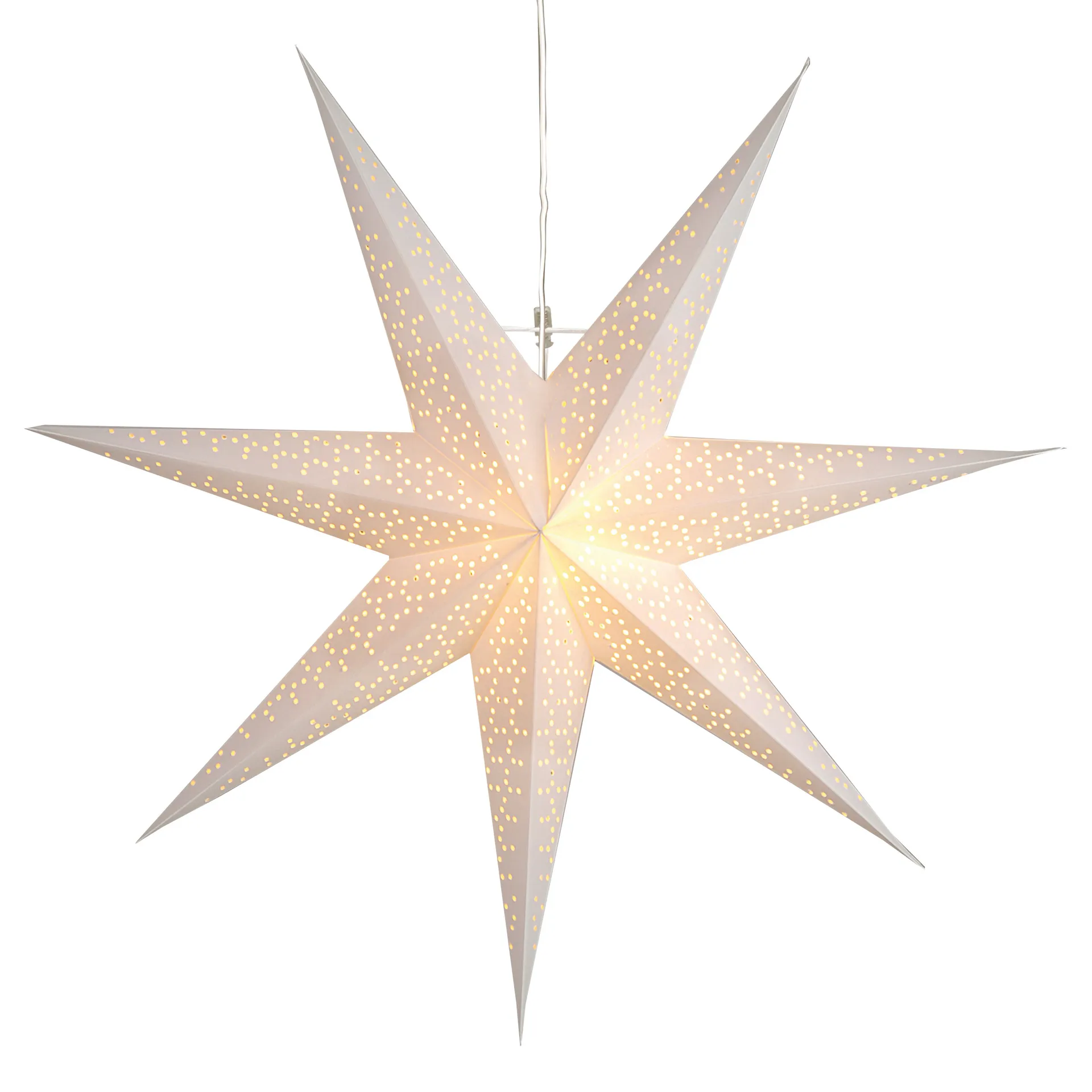 Star Trading Etoile de l'avent Dot Blanc — vue 3