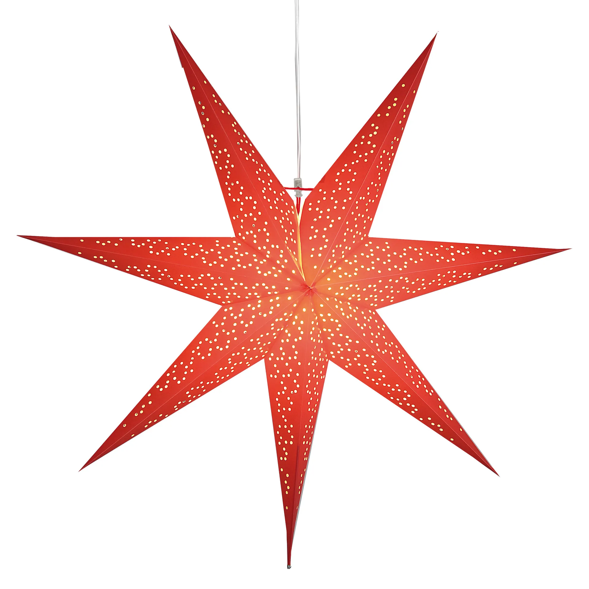Star Trading Etoile de l'avent Dot Rouge