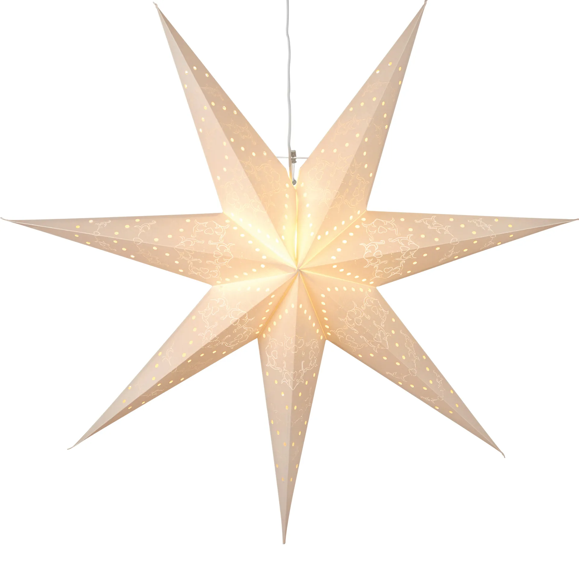 Star Trading Etoile de l'avent Sensy Blanc