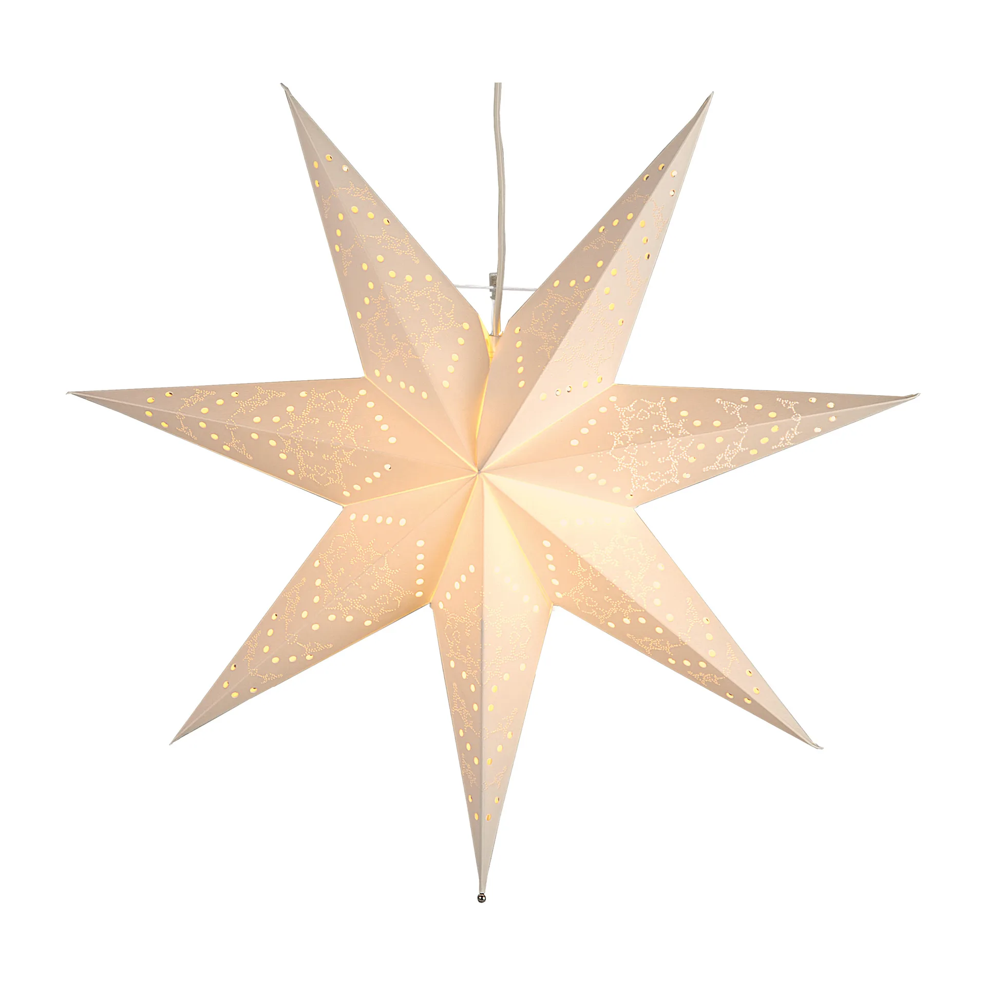 Star Trading Etoile de l'avent Sensy Blanc — vue 4