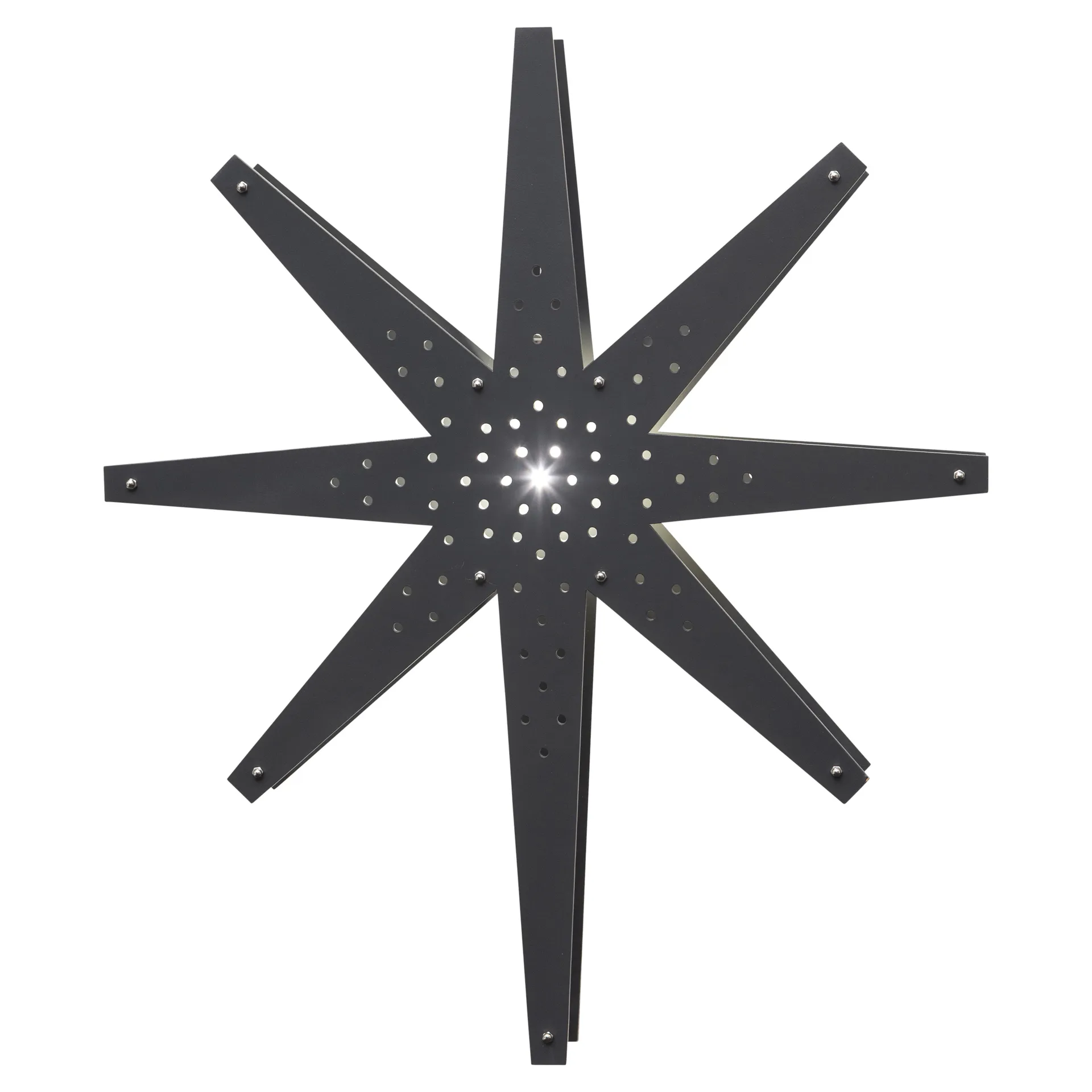 Star Trading Etoile de l'avent Tall cm Gris graphite