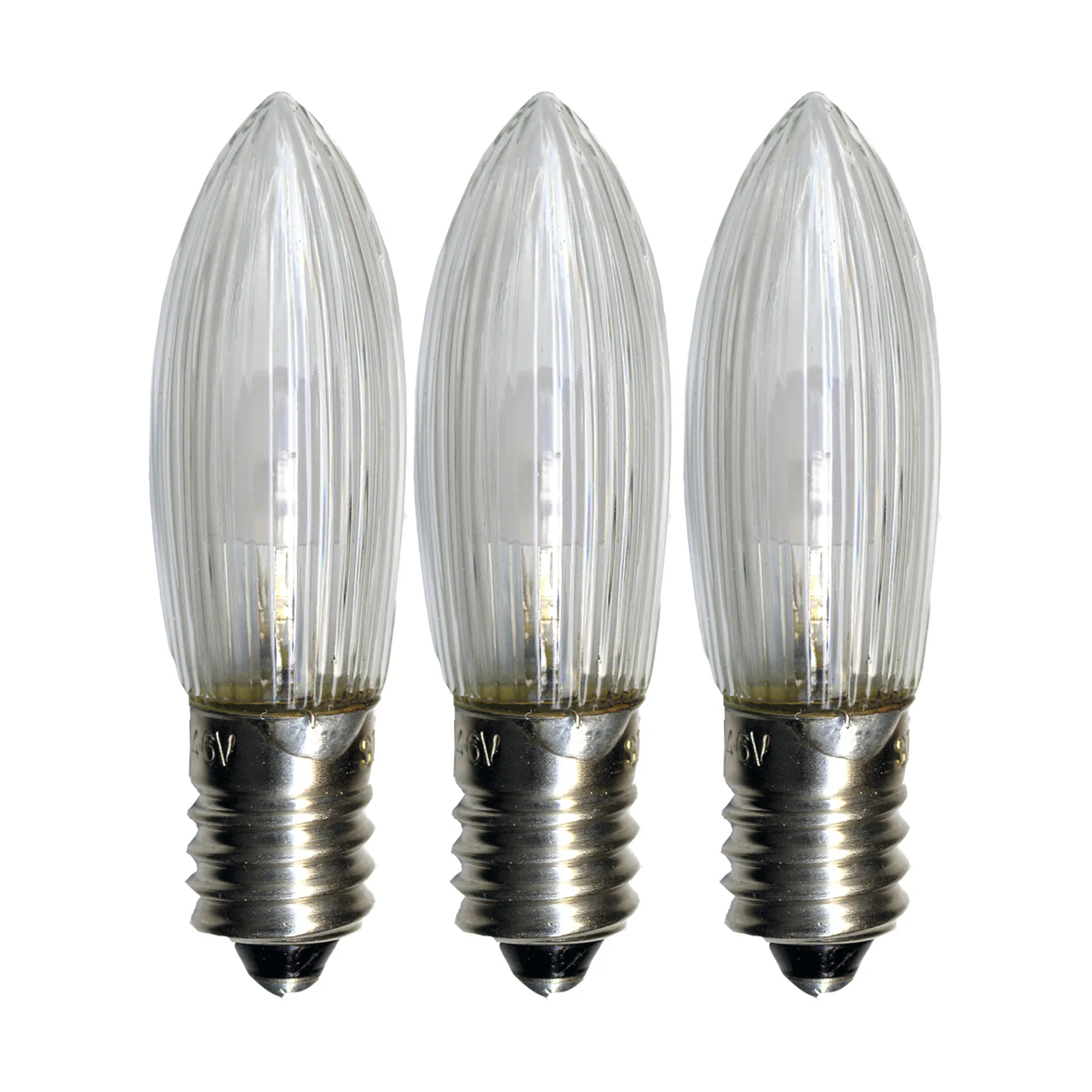 Star Trading Lampe de rechange E10 universal-LED extérieur lot de 3 0,2W 2100K non dimmable