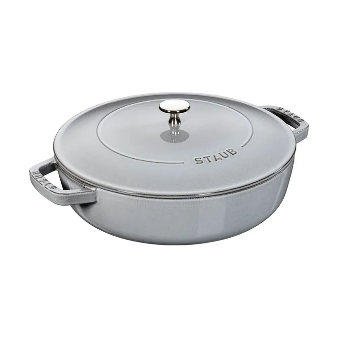 STAUB Chistera sauterpande Ø28 cm 3,7 L Grå
