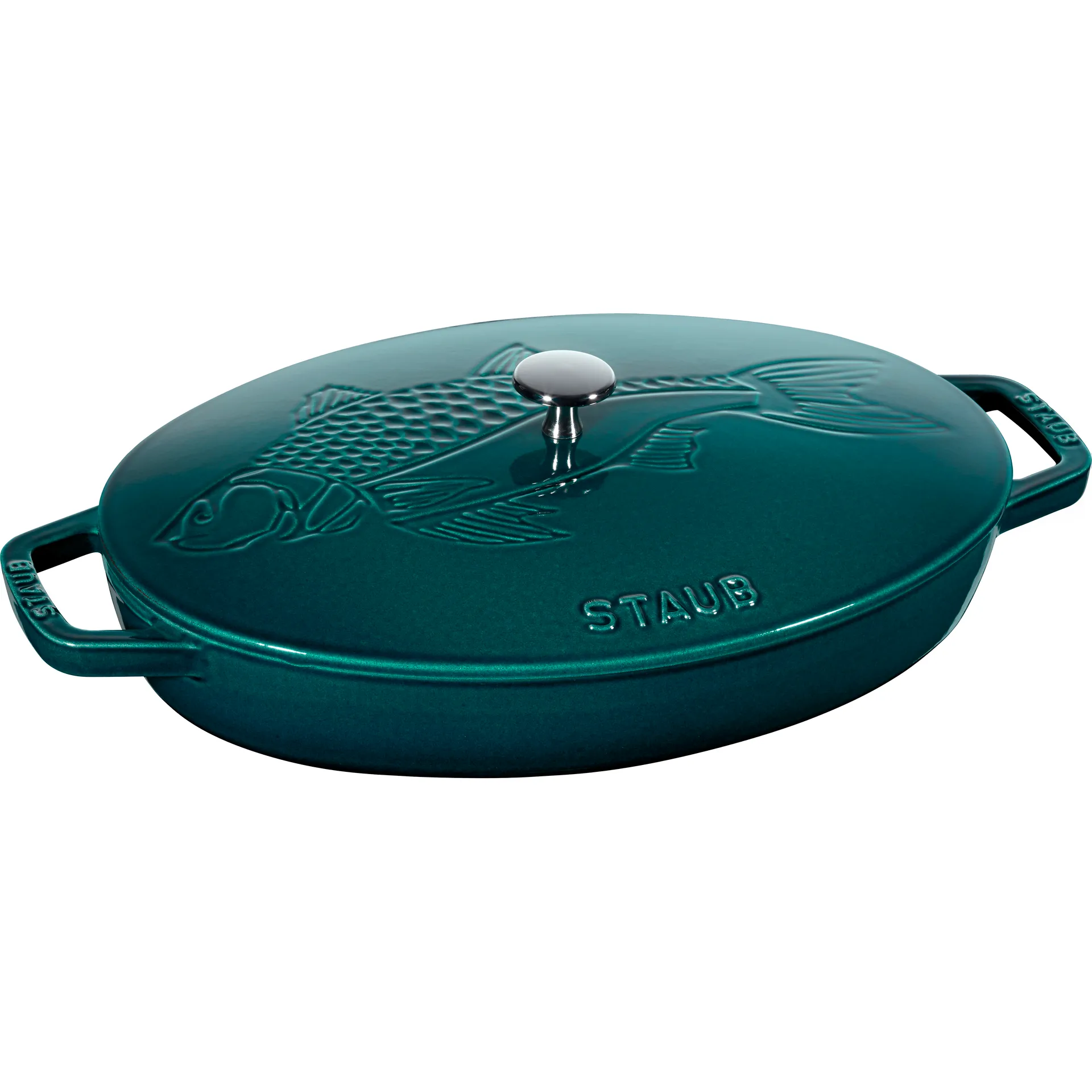 STAUB La Mer oval gryde, tre lag emalje 32 cm