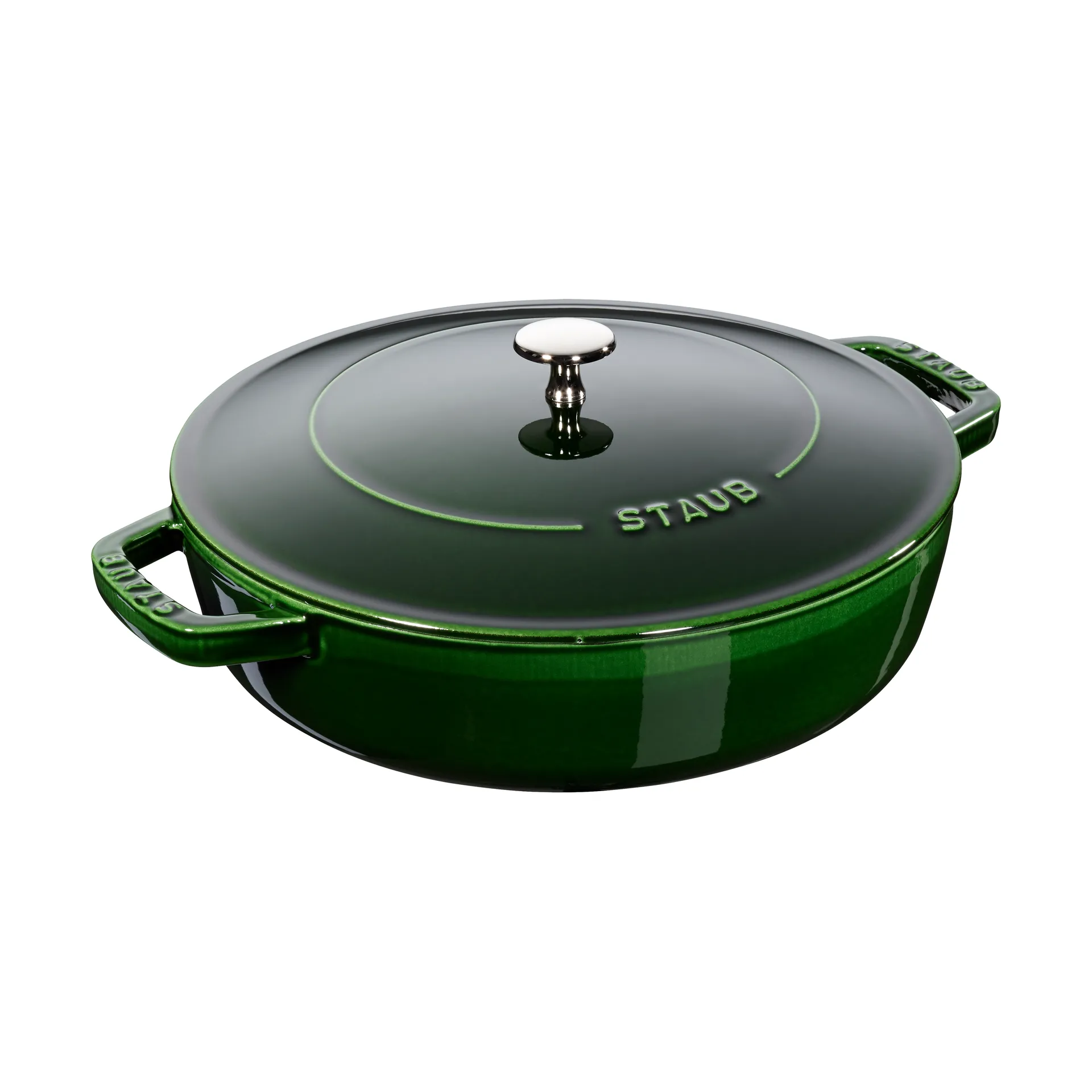 STAUB Staub Chistera sauterpande støbejern Ø24 cm Basilikum grøn