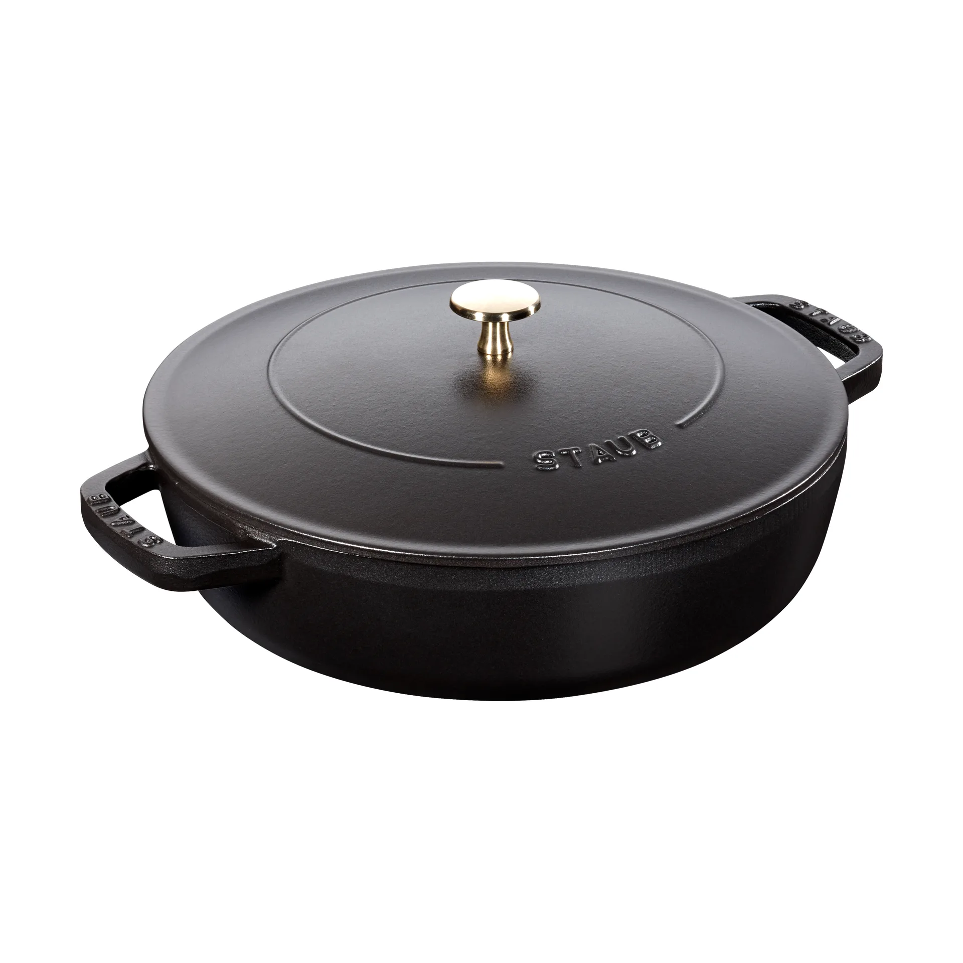STAUB Staub Chistera sauterpande støbejern Ø24 cm Sort