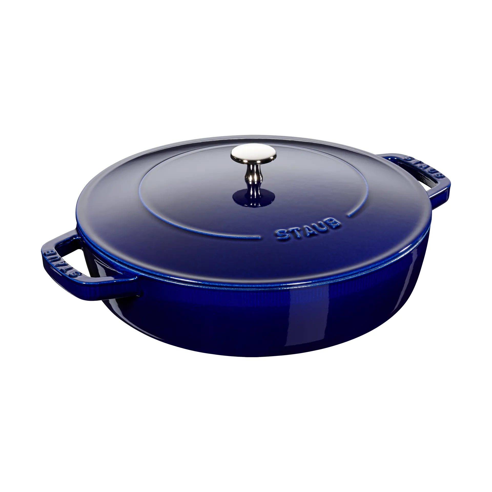 STAUB Staub Chistera sauterpande støbejern Ø28 cm Mørkeblå