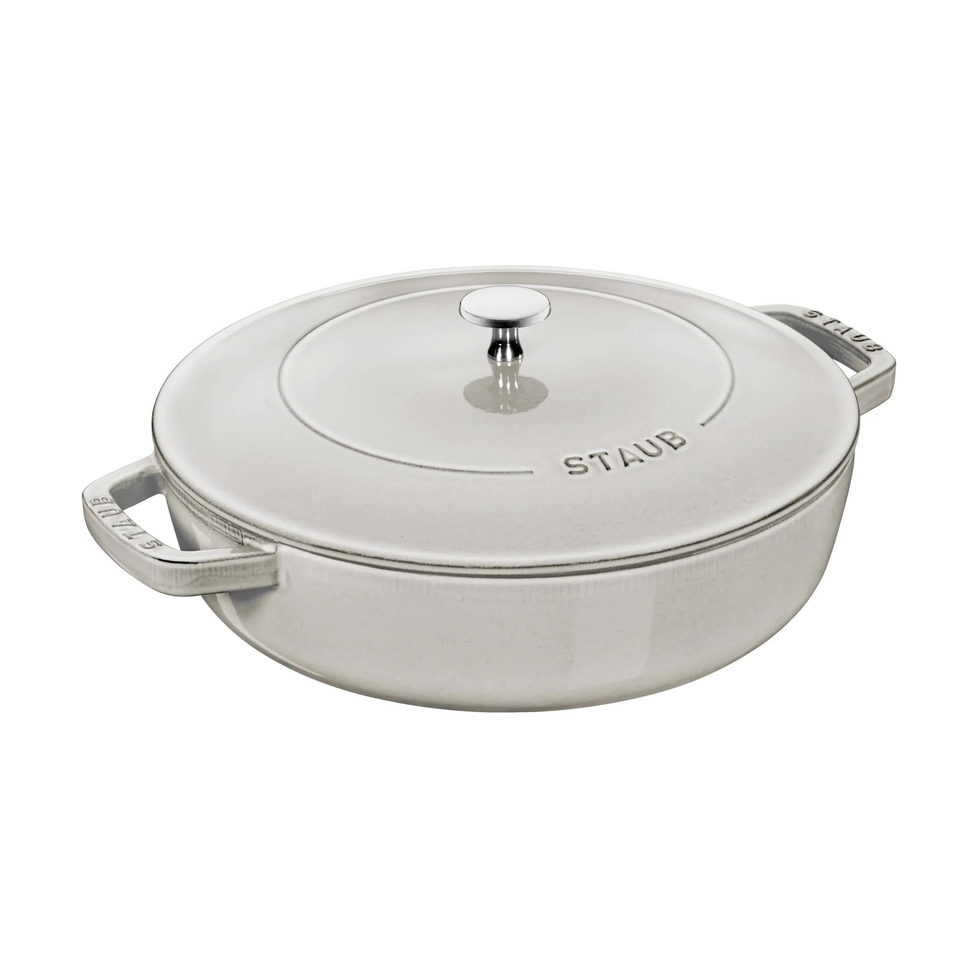 STAUB Staub Chistera sauterpande støbejern Ø28 cm White truffle