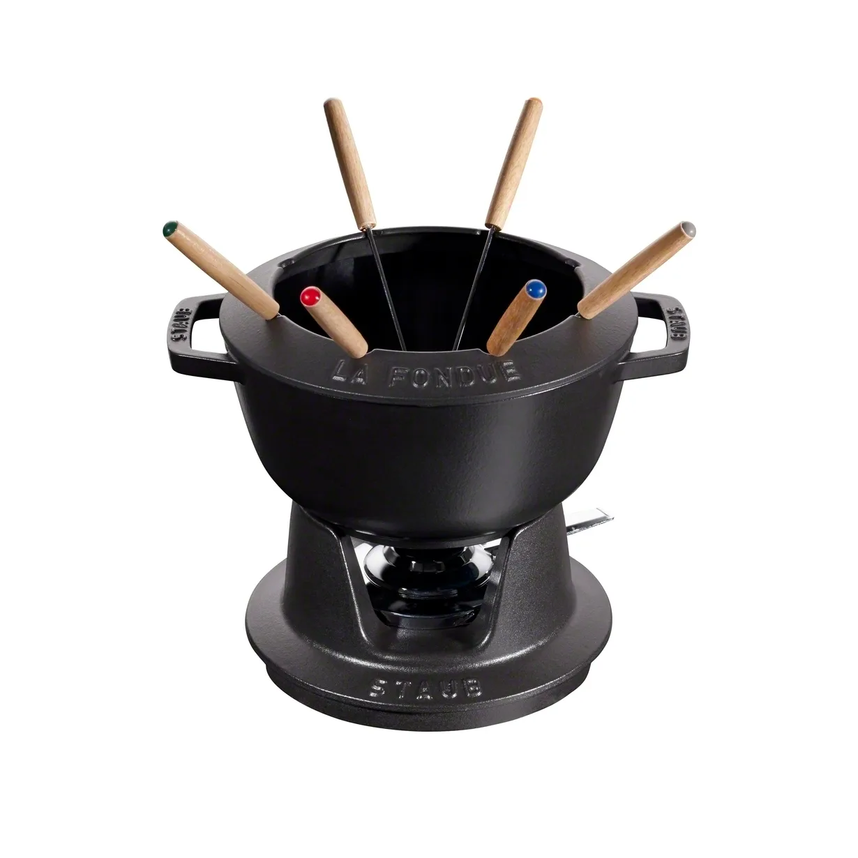 STAUB Staub fonduesæt 2,35 l Sort