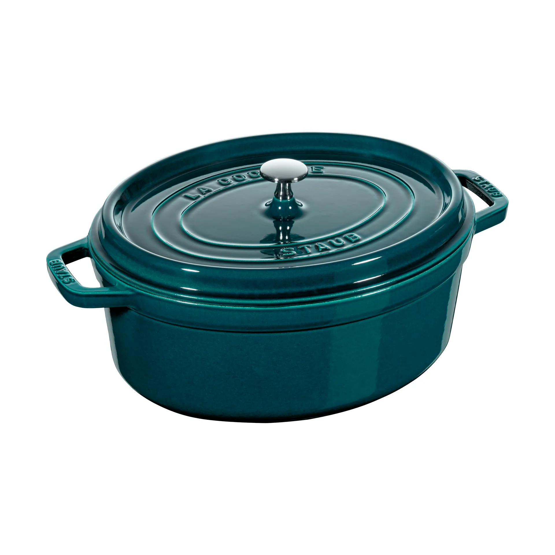 STAUB Staub La Cocotte oval gryta gjutj&auml;rn 8 L La Mer