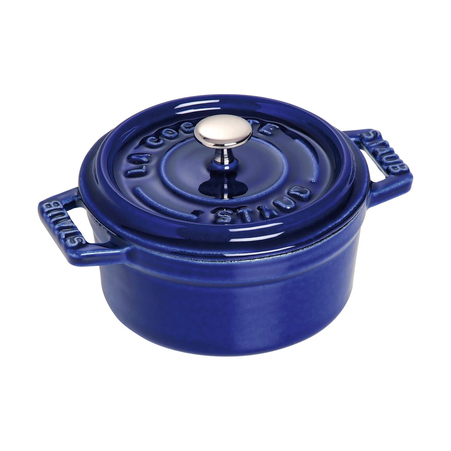STAUB Staub La Cocotte rund gryde støbejern 0,25 L Mørkeblå