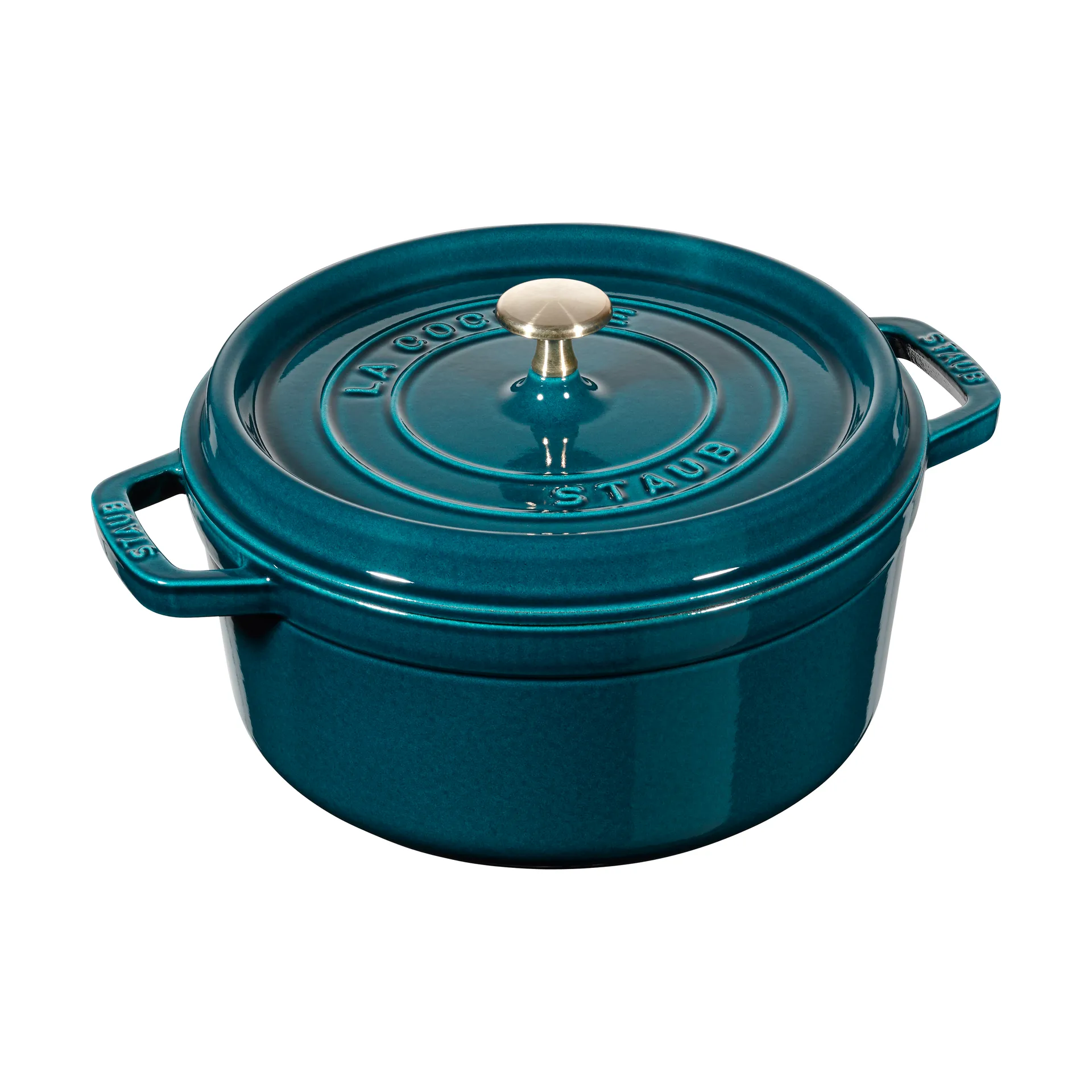 STAUB Staub La Cocotte rund gryde støbejern 2,2 L La Mer