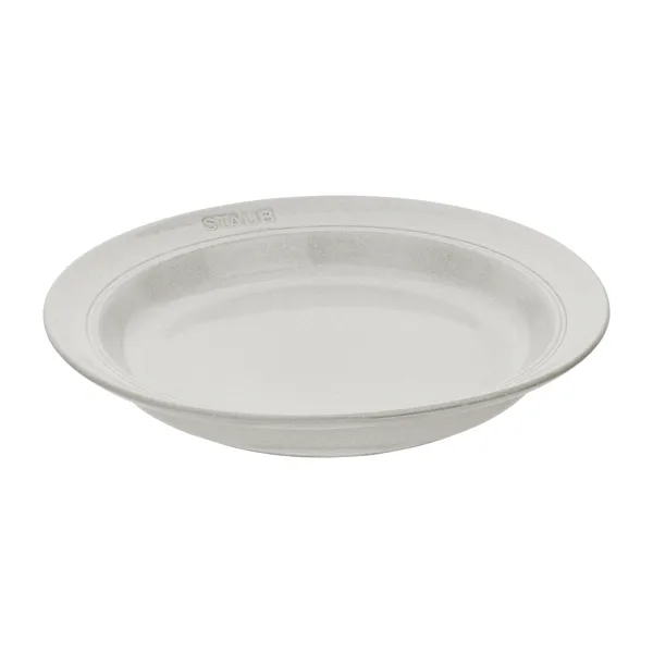 Staub New White Truffle djup tallrik, Ø24 cm