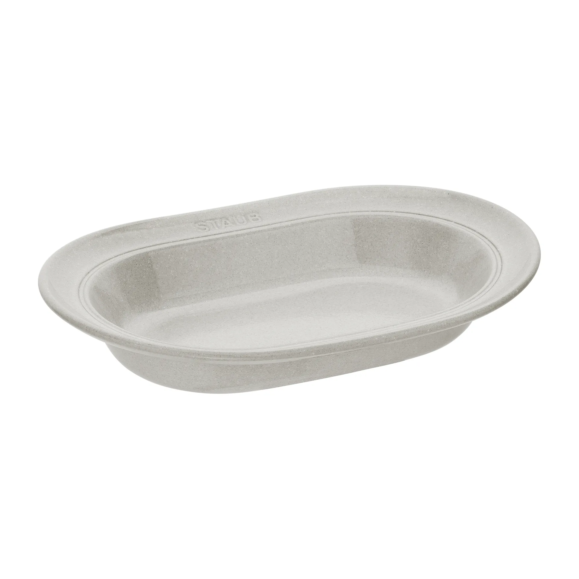 STAUB Staub New White Truffle fad ovalt 25 cm