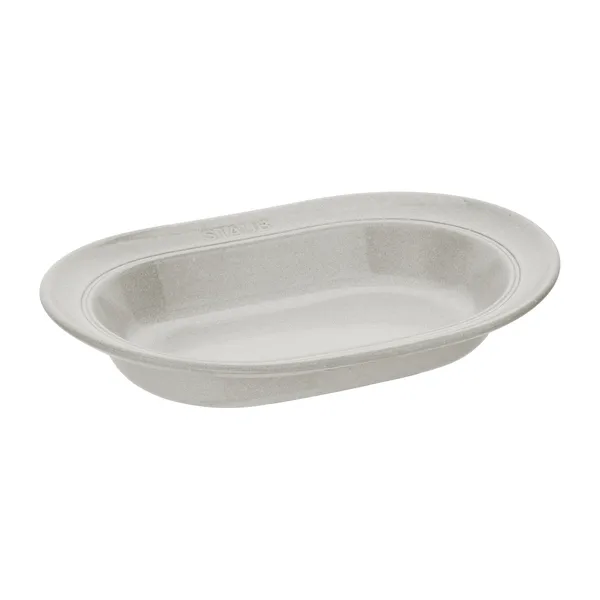 Staub New White Truffle fat ovalt, 25 cm