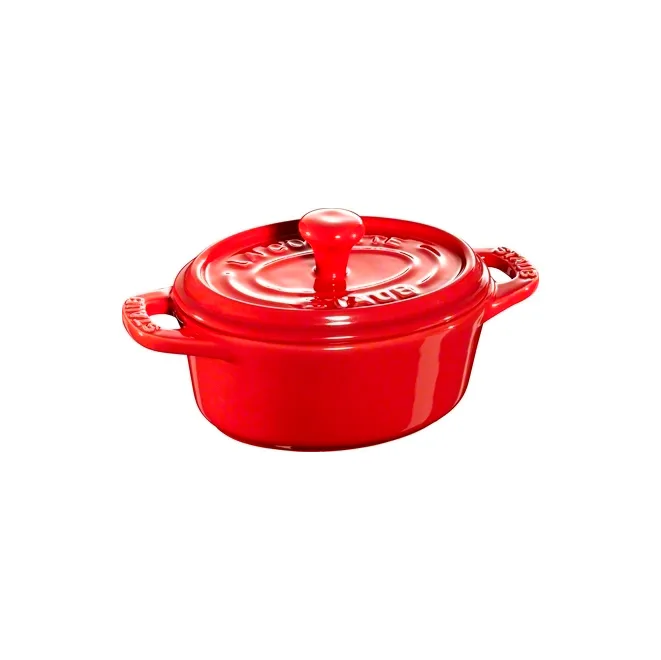 STAUB Staub oval minigryde 0,2 l Rød