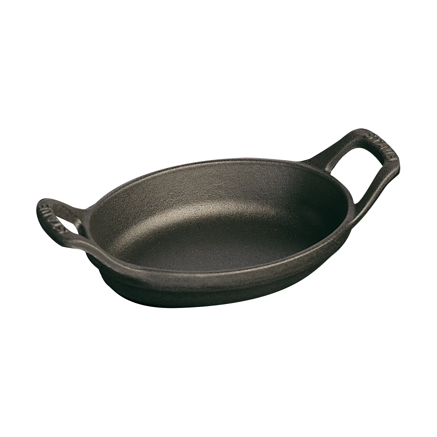 STAUB Staub oval ovnfast form støbejern 15 cm Sort