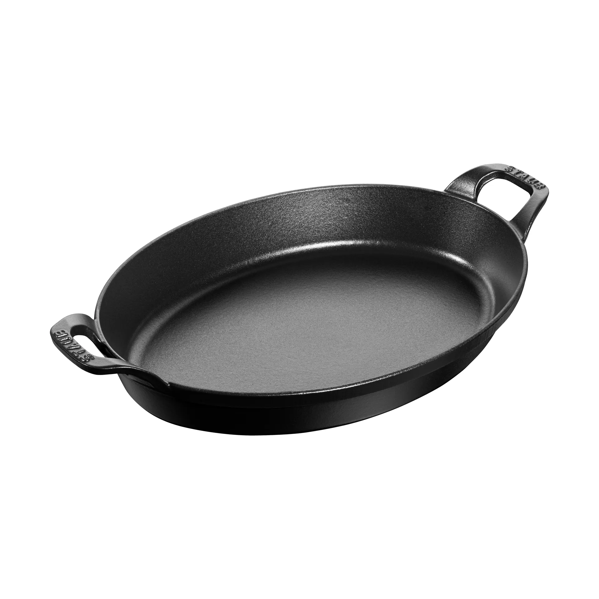 STAUB Staub oval ovnfast form støbejern 32 cm Sort