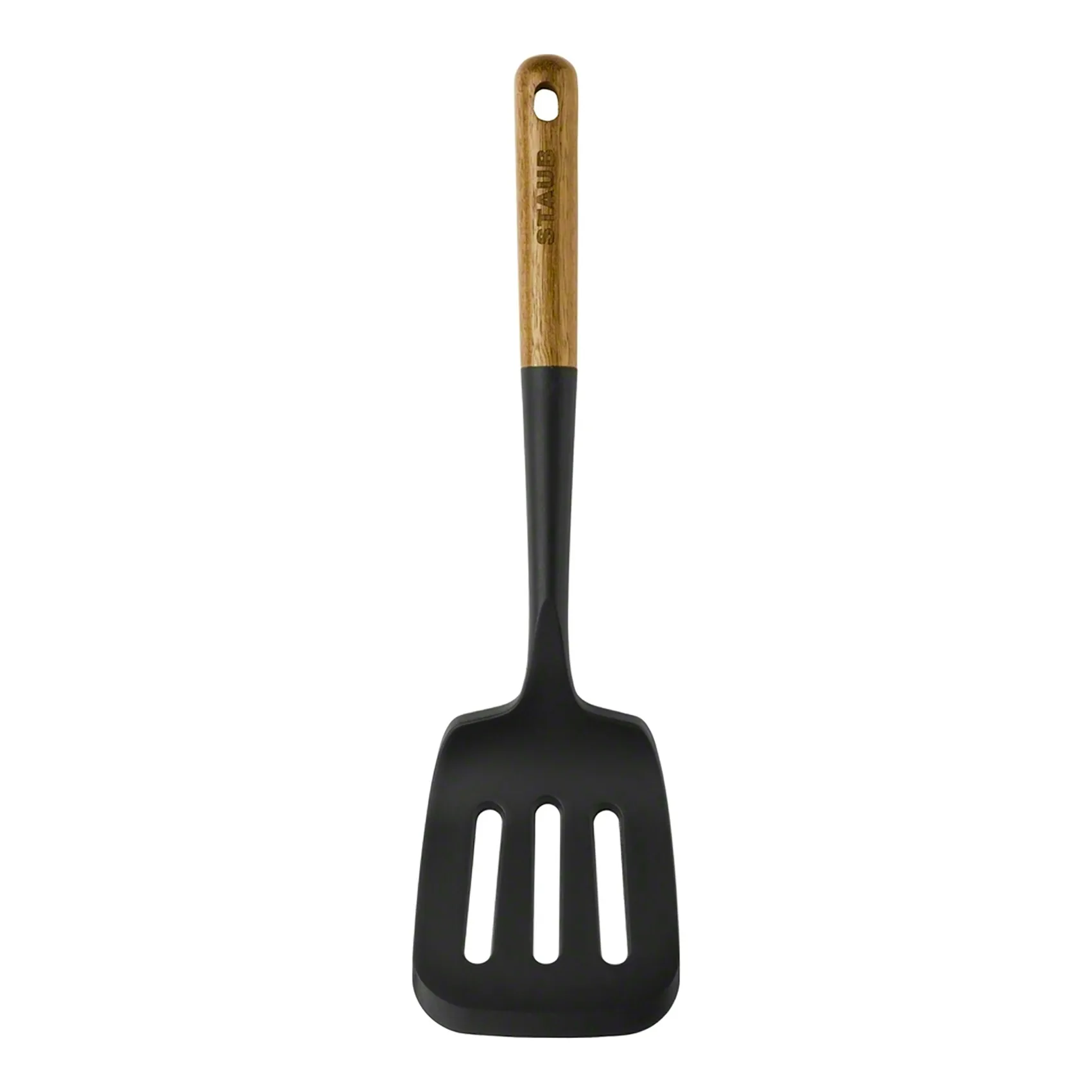 Staub Silikone Spatel med Træhåndtag - 30cm