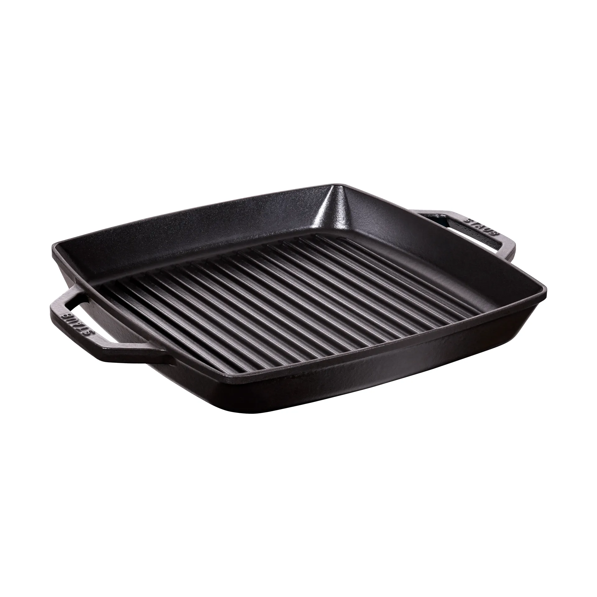 STAUB Staub Pure grillpande støbejern kvadratisk sort 33 cm billede