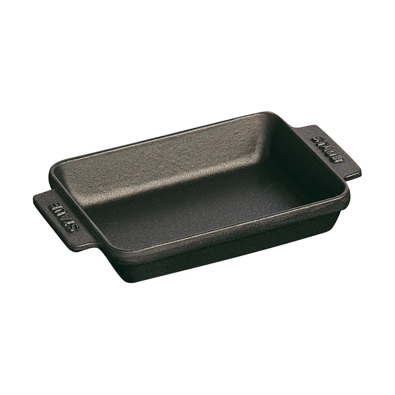 STAUB Staub rektangulær ovnfast form støbejern 15x11 cm Sort