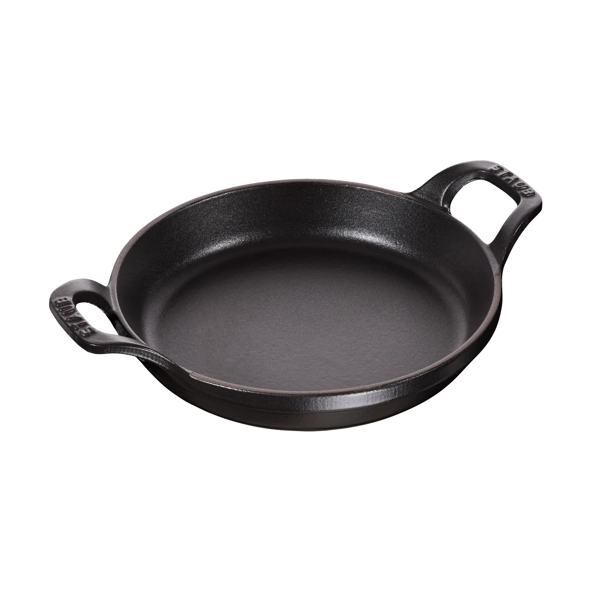 STAUB Staub rund ovnfast form støbejern Ø12 cm Sort
