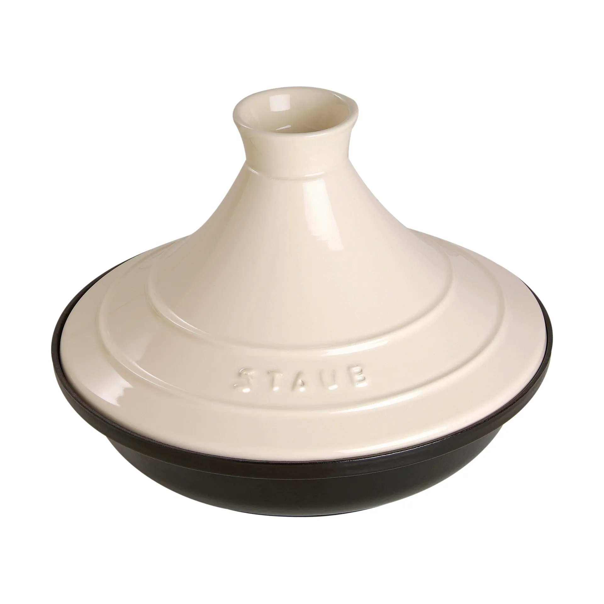 STAUB Staub Tagine støbejern sort-beige 28 cm