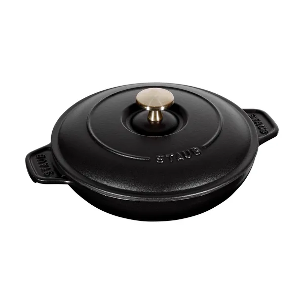 Staub ugnsform gjutjärn med lock rund Ø20 cm