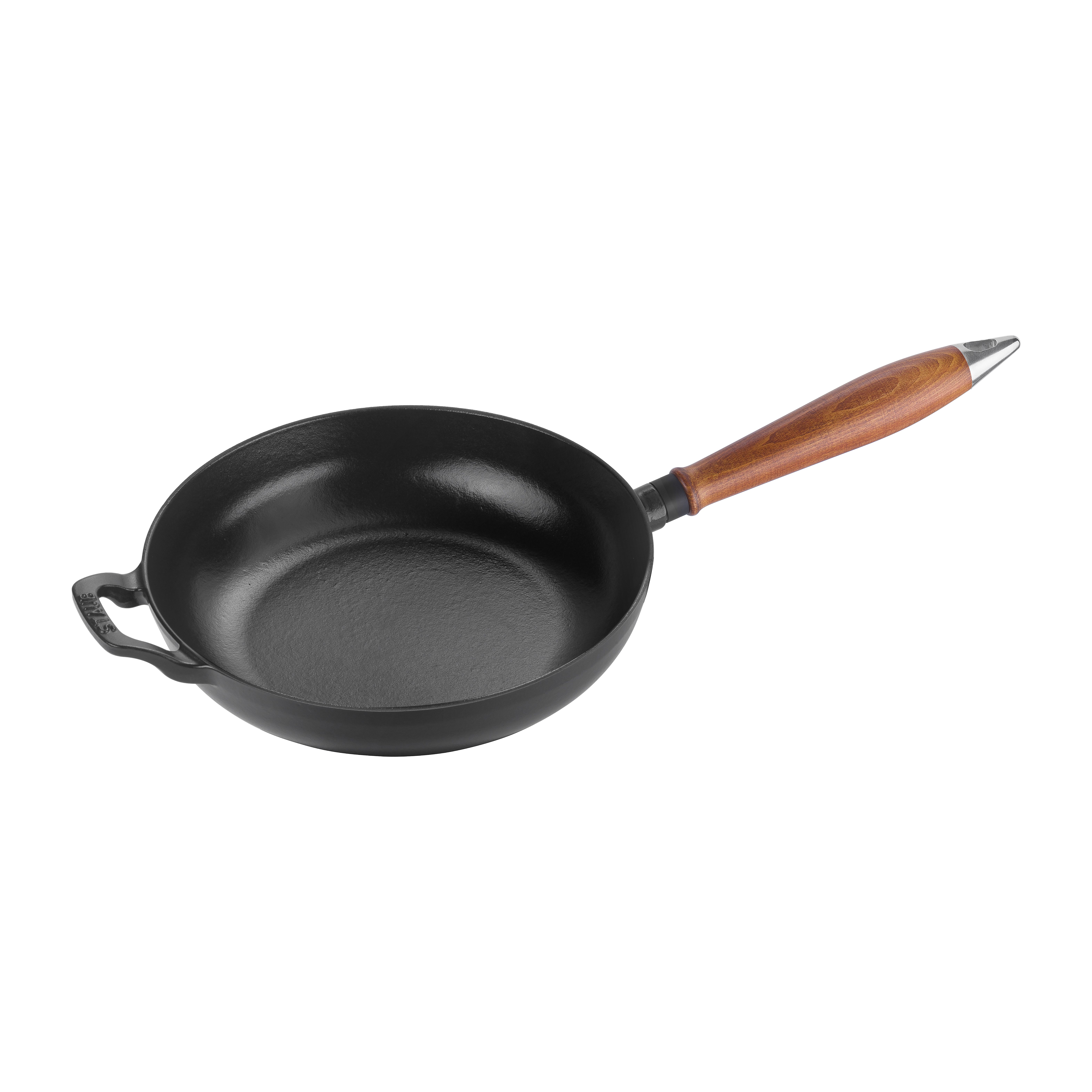 Vintage frying pan with wooden handle Ø24 cm - STAUB | KitchenTime