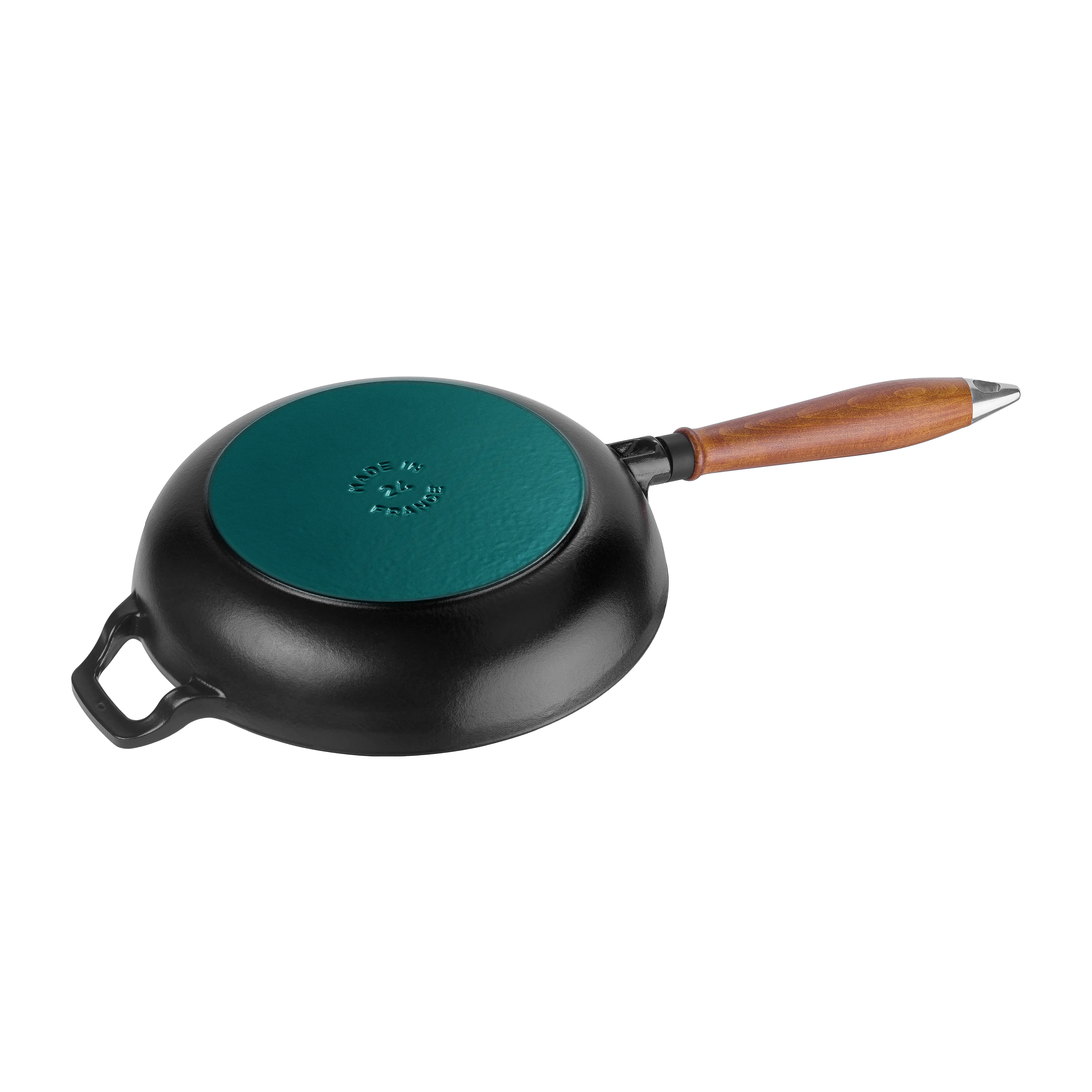 Vintage frying pan with wooden handle Ø24 cm - STAUB | KitchenTime
