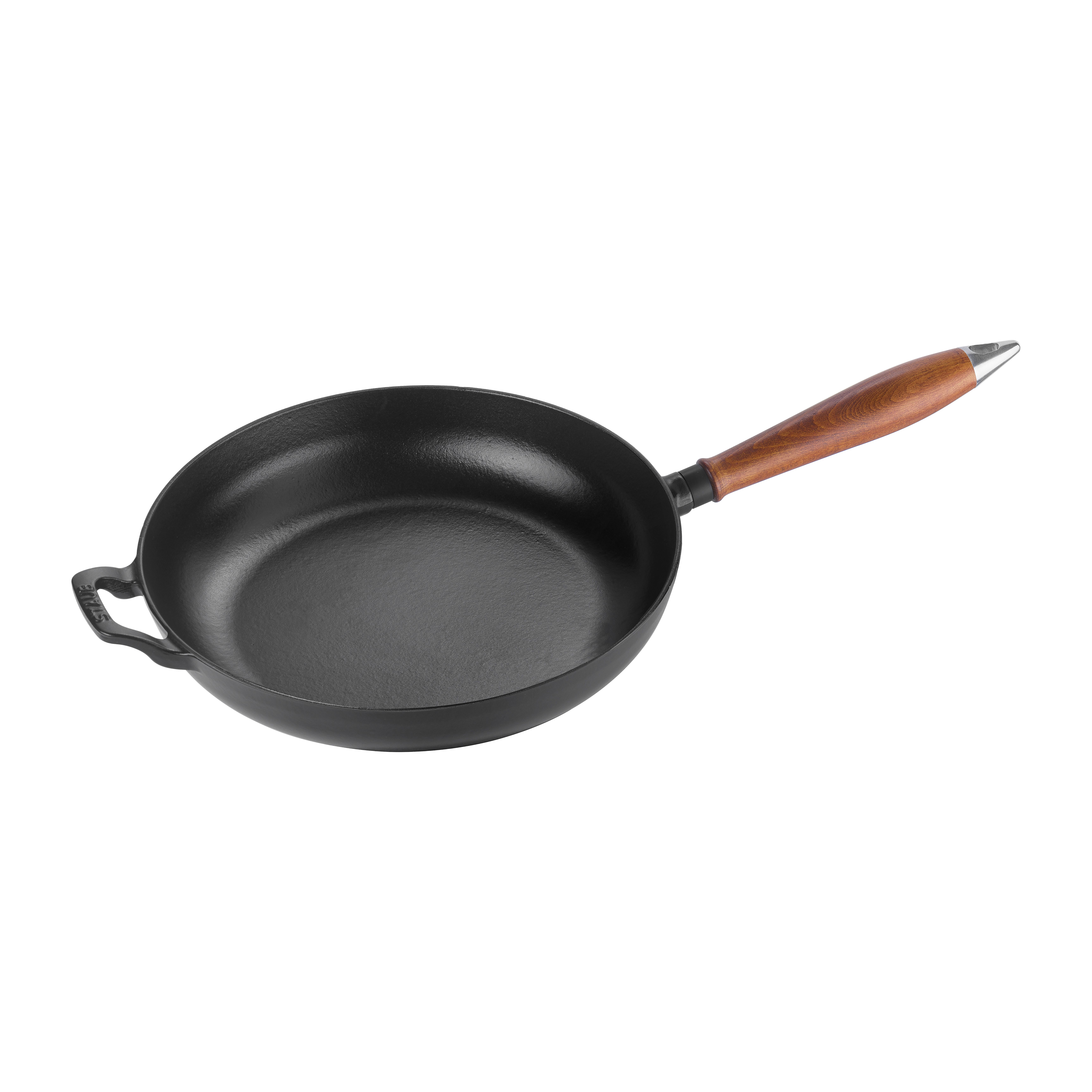 STAUB フライパン ウッドハンドル28cm Vintage frying pan with wooden handle Ø28 cm - STAUB | KitchenTime