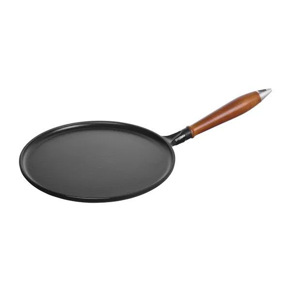 Vintage pannkakspanna med trähandtag Ø28 cm
