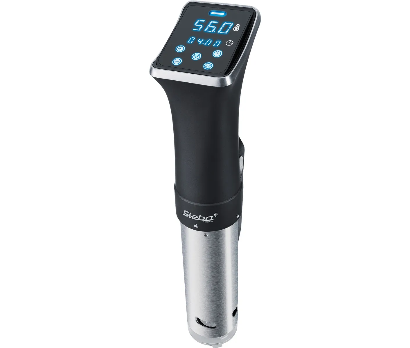 Steba SV 80, Sous vide nedsænkningscirkulator, Sort, Rustfrit stål, LCD, 90 °C, 99 t, IPX7