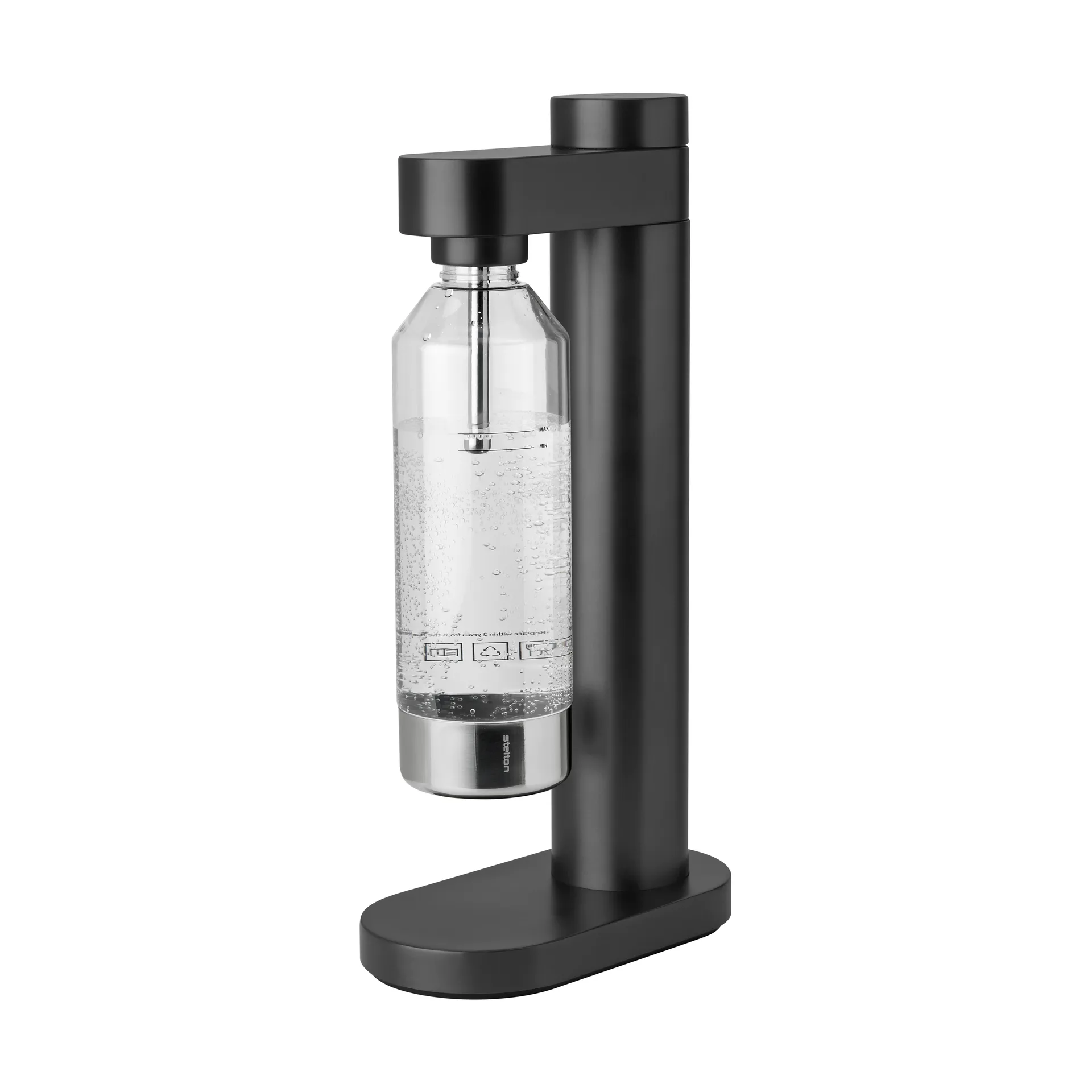 Stelton Brus Sodavandsmaskine (inkl. Flaske) - Sort